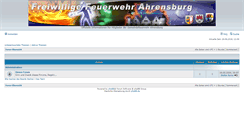 Desktop Screenshot of infozentrum.feuerwehr-ahrensburg.de